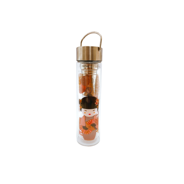 Termo cristal , flowtea filtro y funda 0,35l - Imagen 2