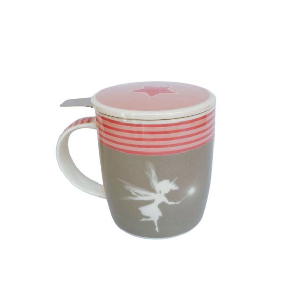 Taza fairy, porcelana 0,32 l. filtro y tapa