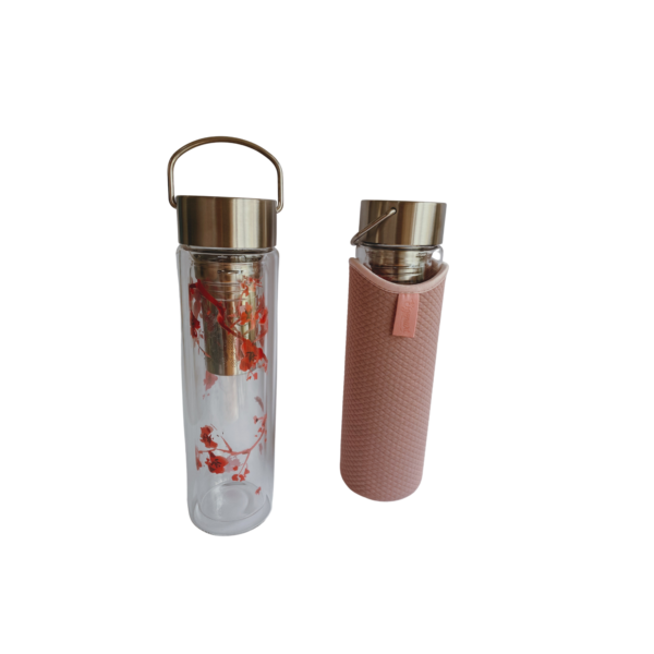 Termo cristal , flowtea filtro y funda 0,35l - Imagen 4