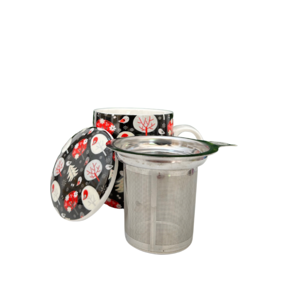 Taza birdy, porcelana 0,32 l. filtro y tapa