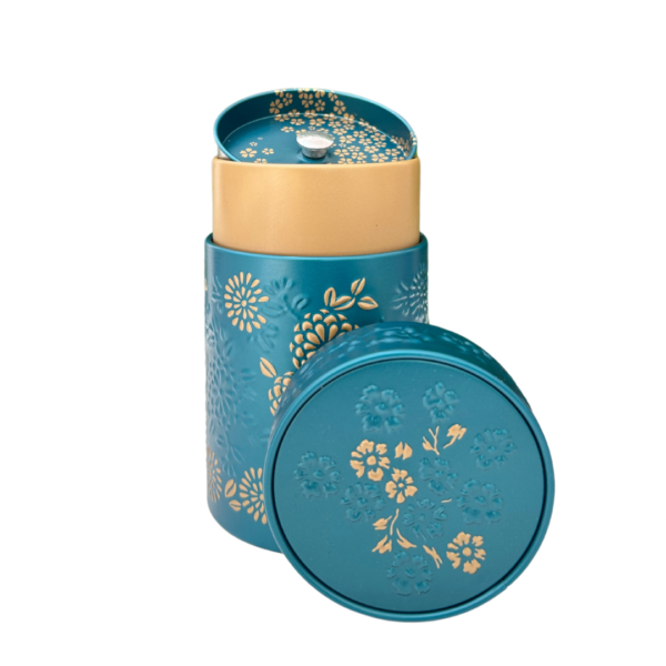 Lata Yumiko, para 150 gr. Verde Azul
