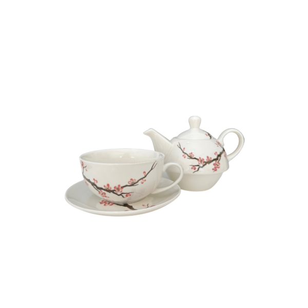 Set Sakura, porcelana tea for one - Imagen 2