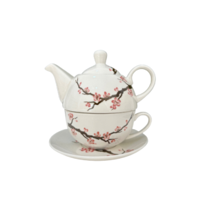 Set Sakura, porcelana tea for one