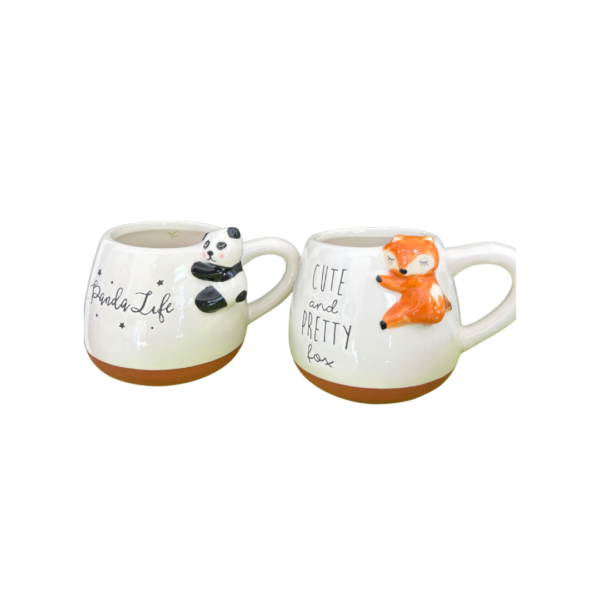 Taza willy, ceramica 0,40 l., 2 modelos