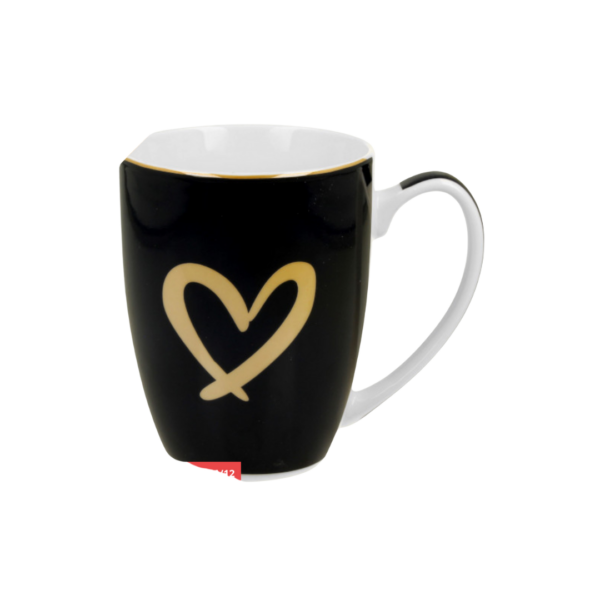 Taza heart, porcelana 0,35 l., caja regalo