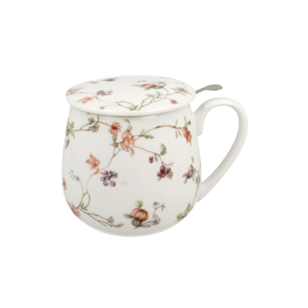 Taza safa, porcelana 0,40 l. filtro y tapa
