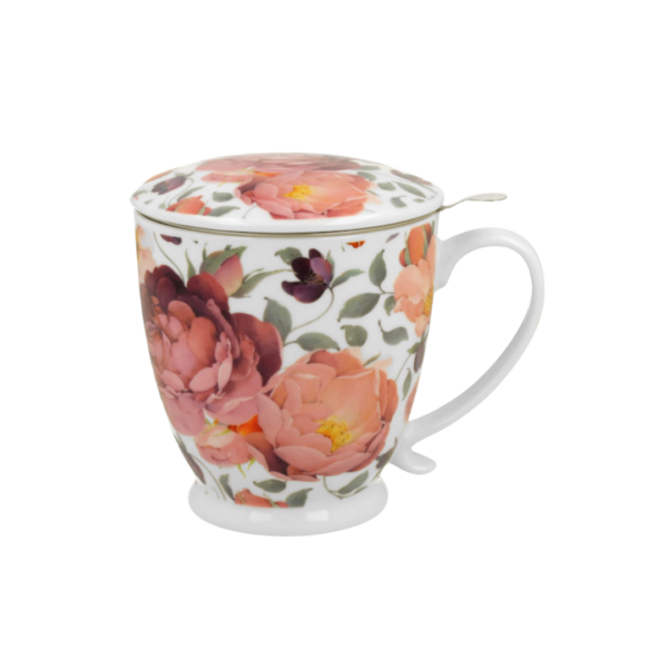 Taza spring, porcelana 0,50 l. filtro y tapa